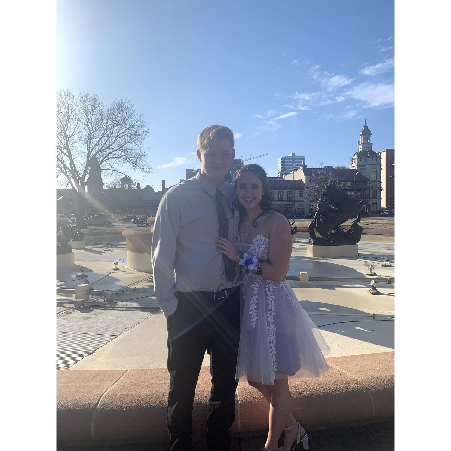Their first school dance together... Brooklyn forced Kelson to go!
