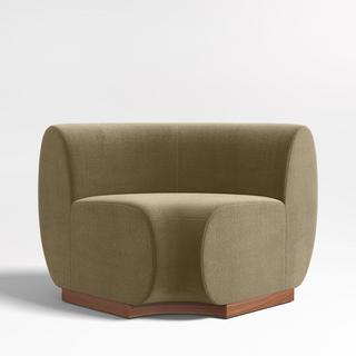 Leandro Rounded Corner Dining Banquette Chair
