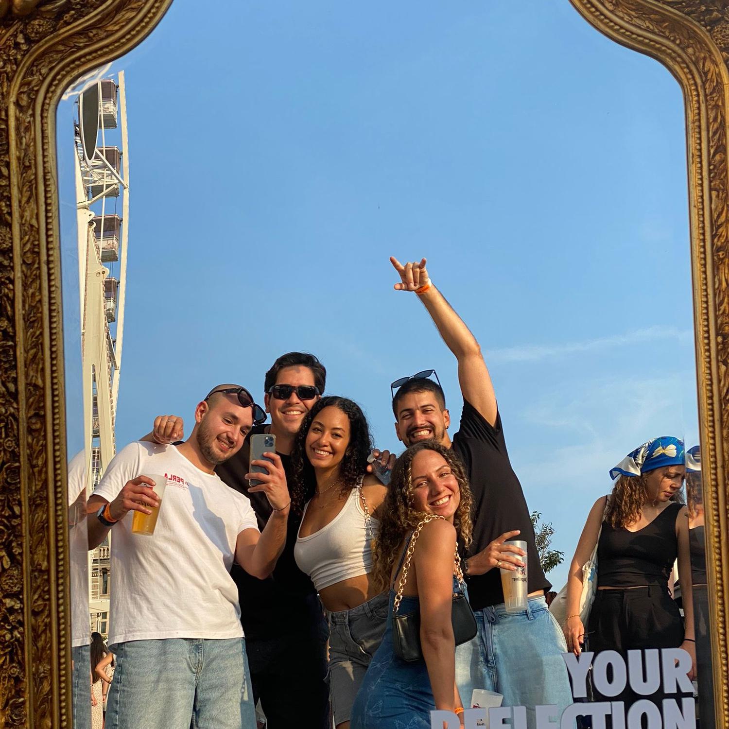 Mikka and Mateo visiting from Germany! We took them to the open air festival