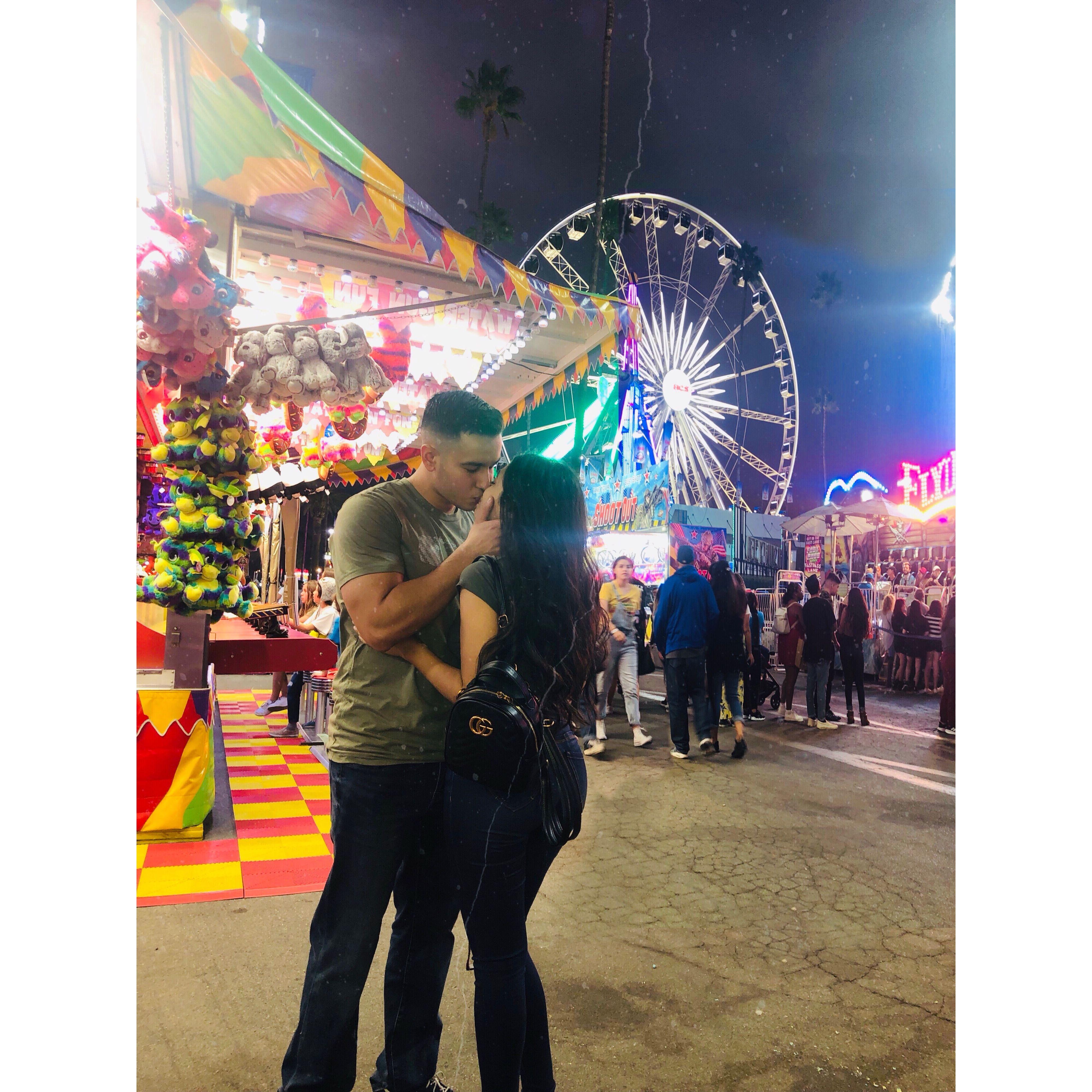 First carnival together at the LA Fair