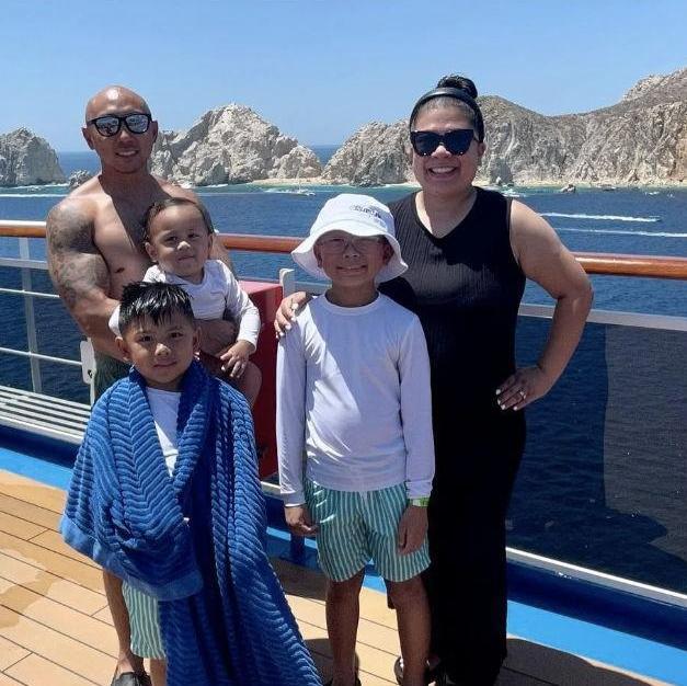 Random family who posted a pic of their cruise on Instagram