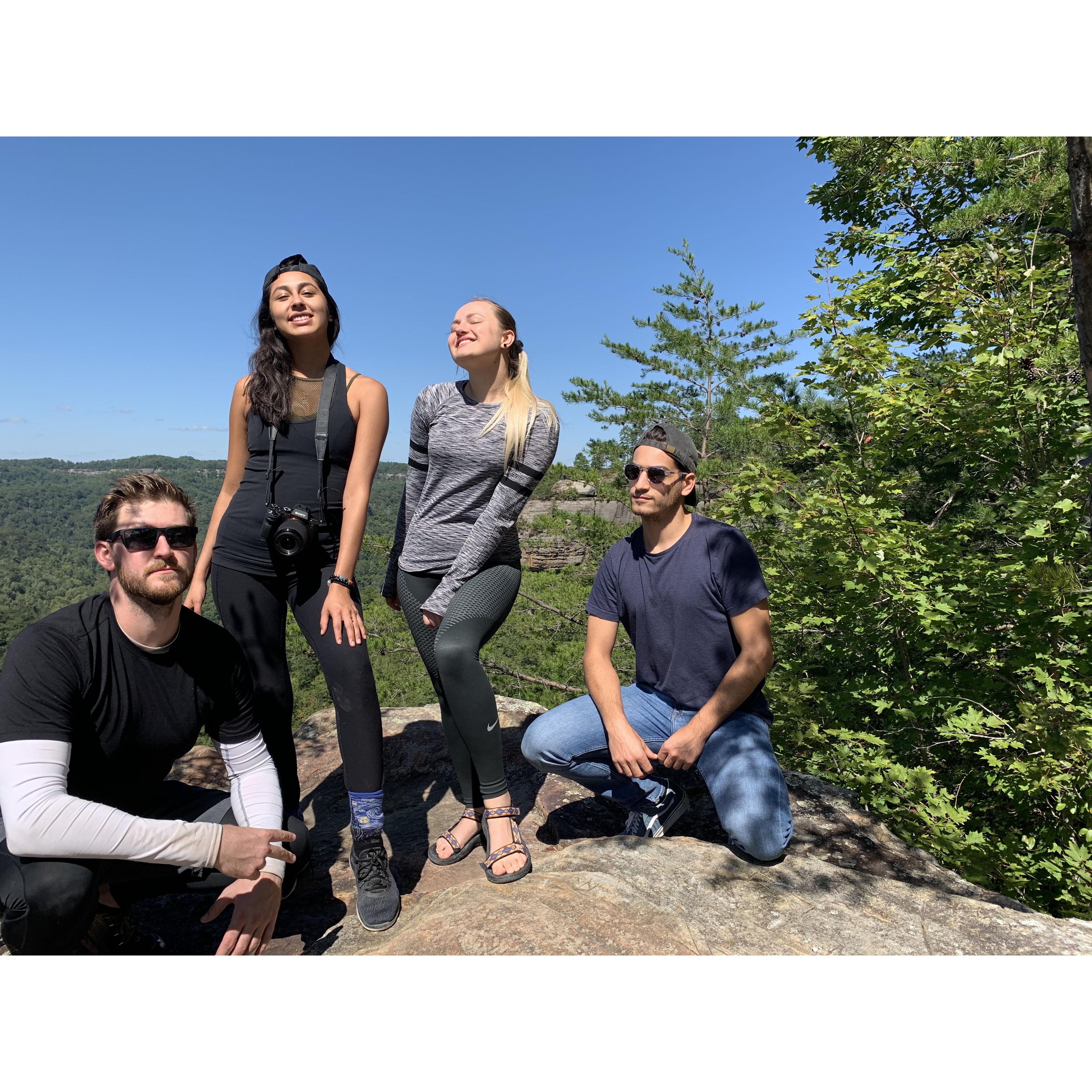 Hiking with at Natural Bridge State Resort Park, Slade, Kentucky/ September 19th, 2020