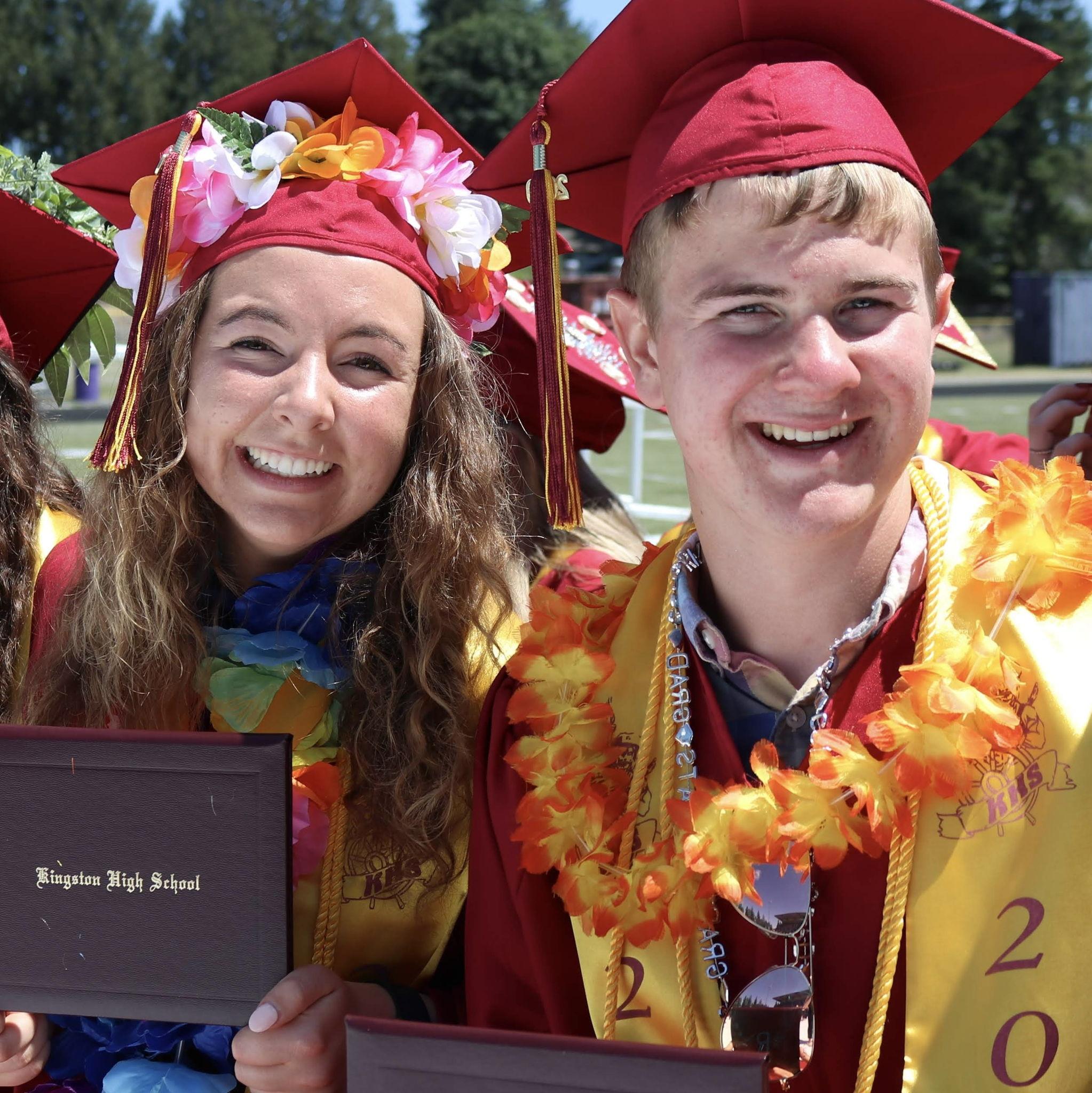 High school graduation together. Go bucs!
