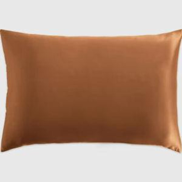 100% Mulberry Silk Pillowcase - Terracotta, Standard