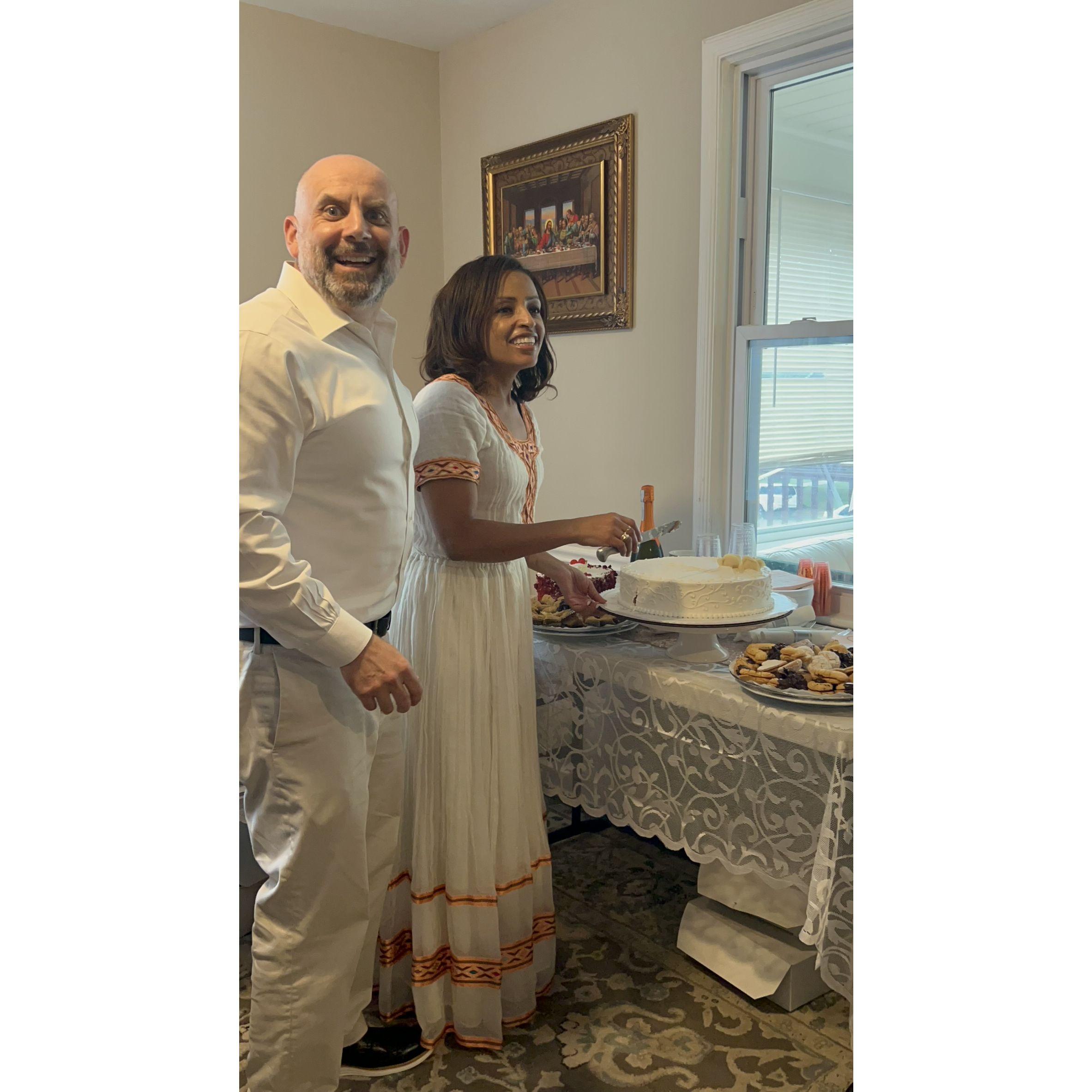 We are blessed to celebrate our engagement with our wonderful families