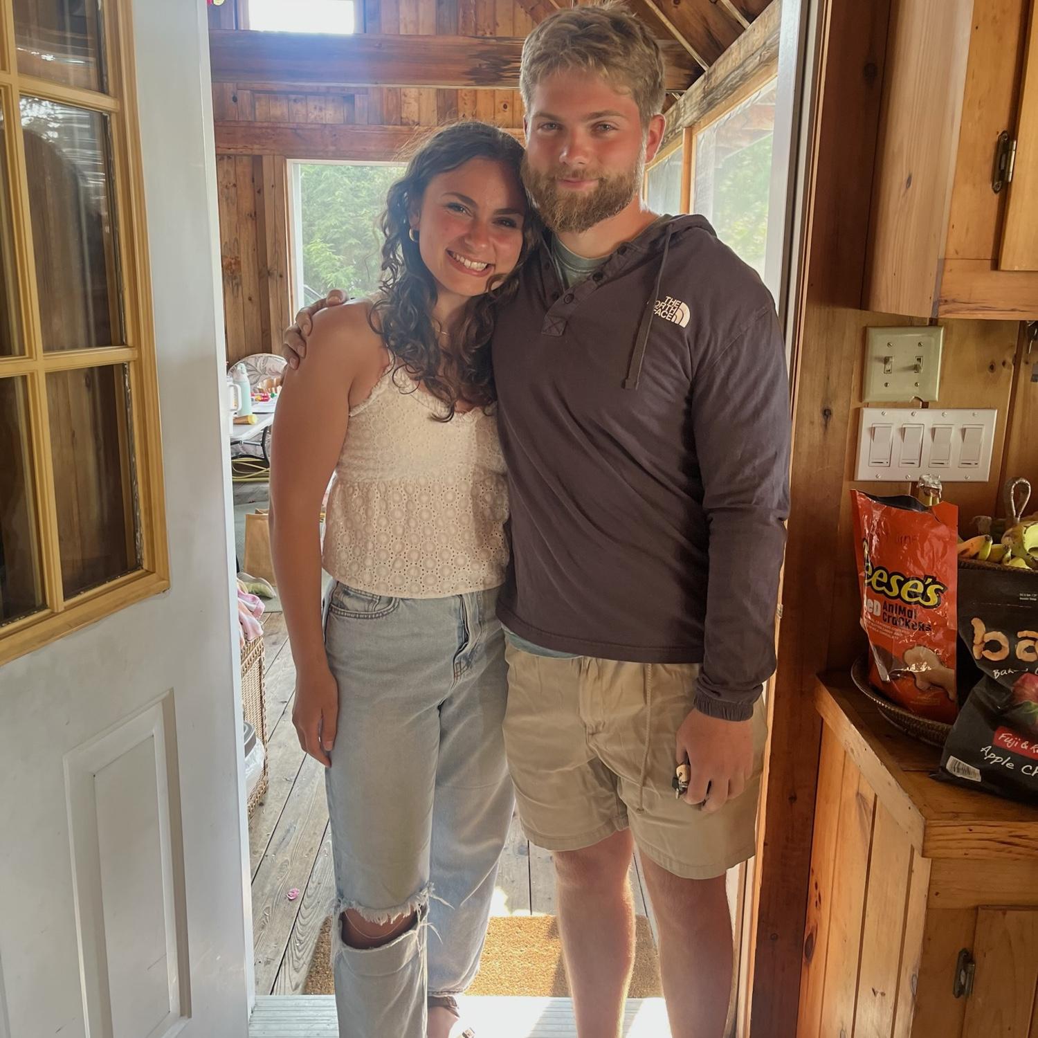 Alena’s first time in Maine with Jack’s family! He has about 40 cousins that go every year!