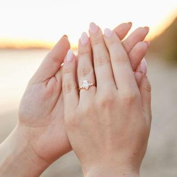 Manicures to show off our new rings!