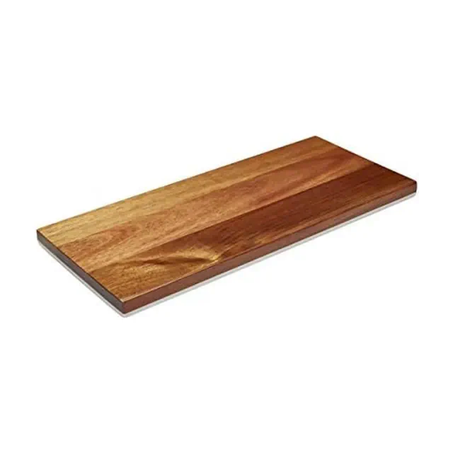 Sabatier Prep & Serve Cutting Board, Acacia Wood & Stone Reversible Cutting Surface with Chilling Slab - Ideal for Charcuterie, Cheese -