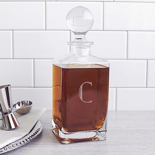 Personalized Square Whiskey Decanter