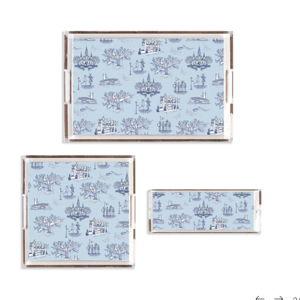 New Orleans Toile Lucite Tray | Colorful Prints, Wallpaper, Pajamas, Home Decor, & More