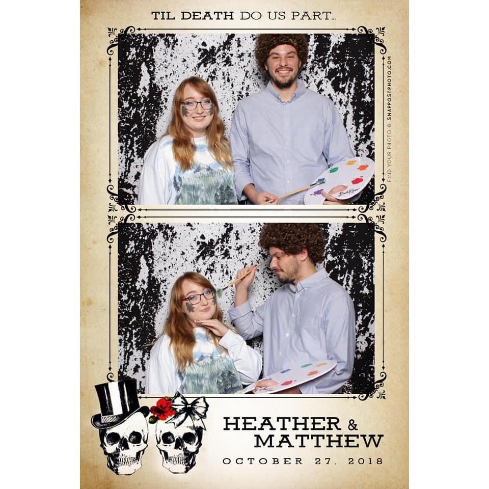 We won most creative costume at Aunt Heather and Uncle Matt's Halloween-themed wedding. We were very happy little trees!