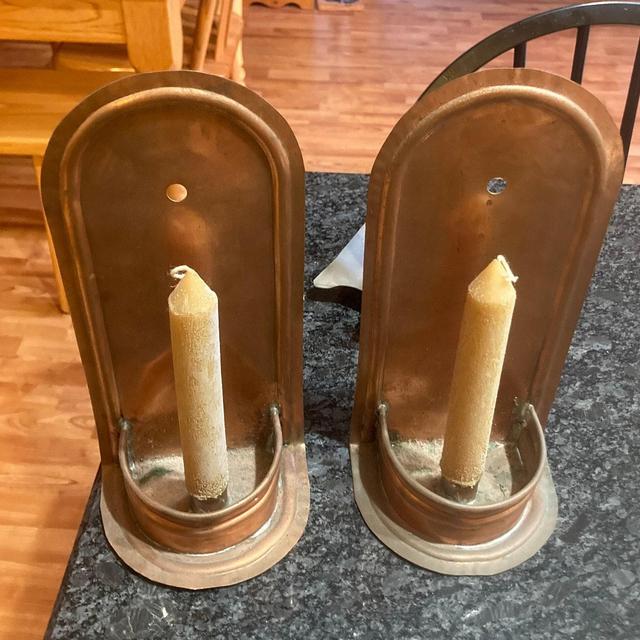PAIR of Colonial Sconce Candle Holder | Handmade | Home Goods | Birthday Gift | Gifts for Dad | Home Goods | Candle Holder | Style #1