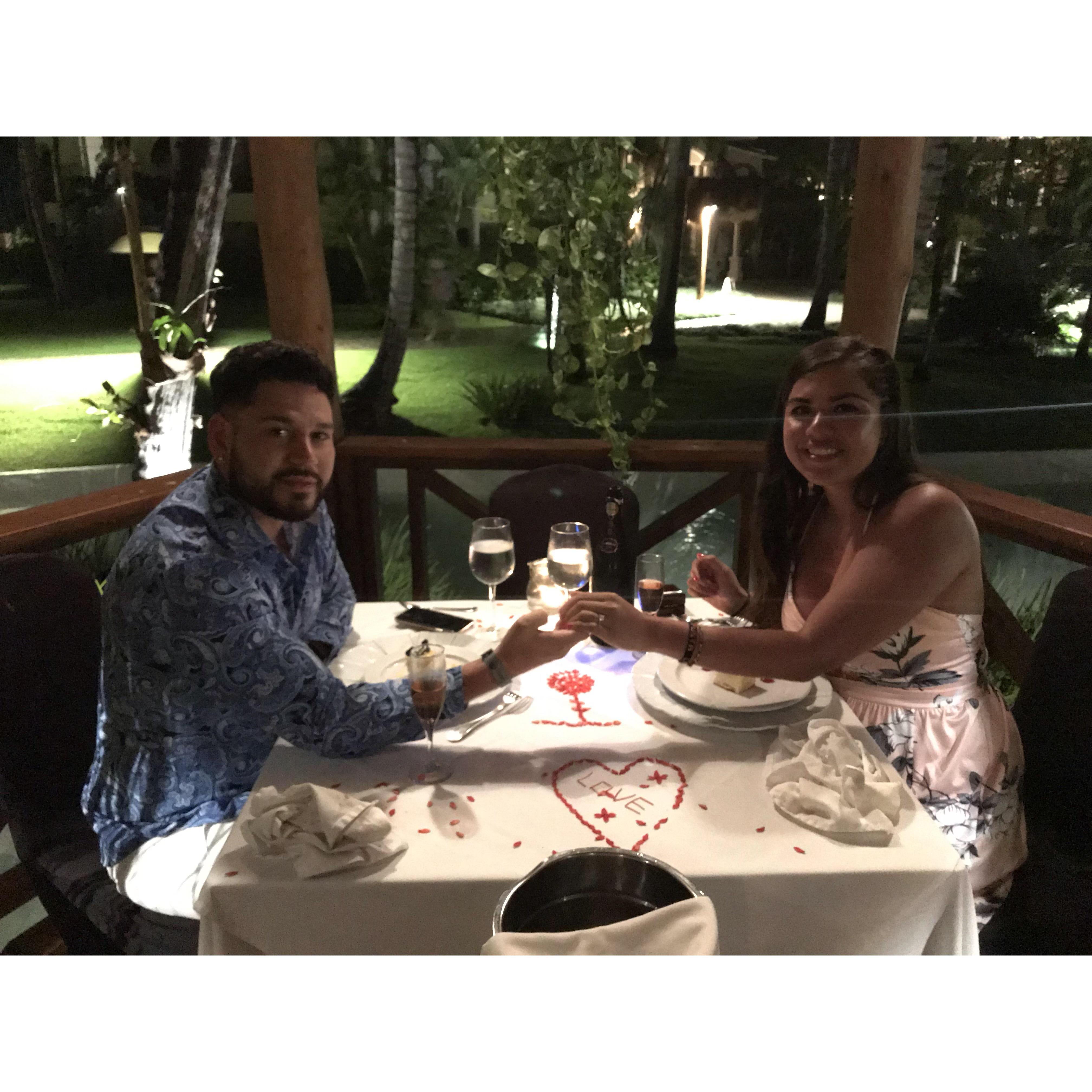 1st picture as fiancé's