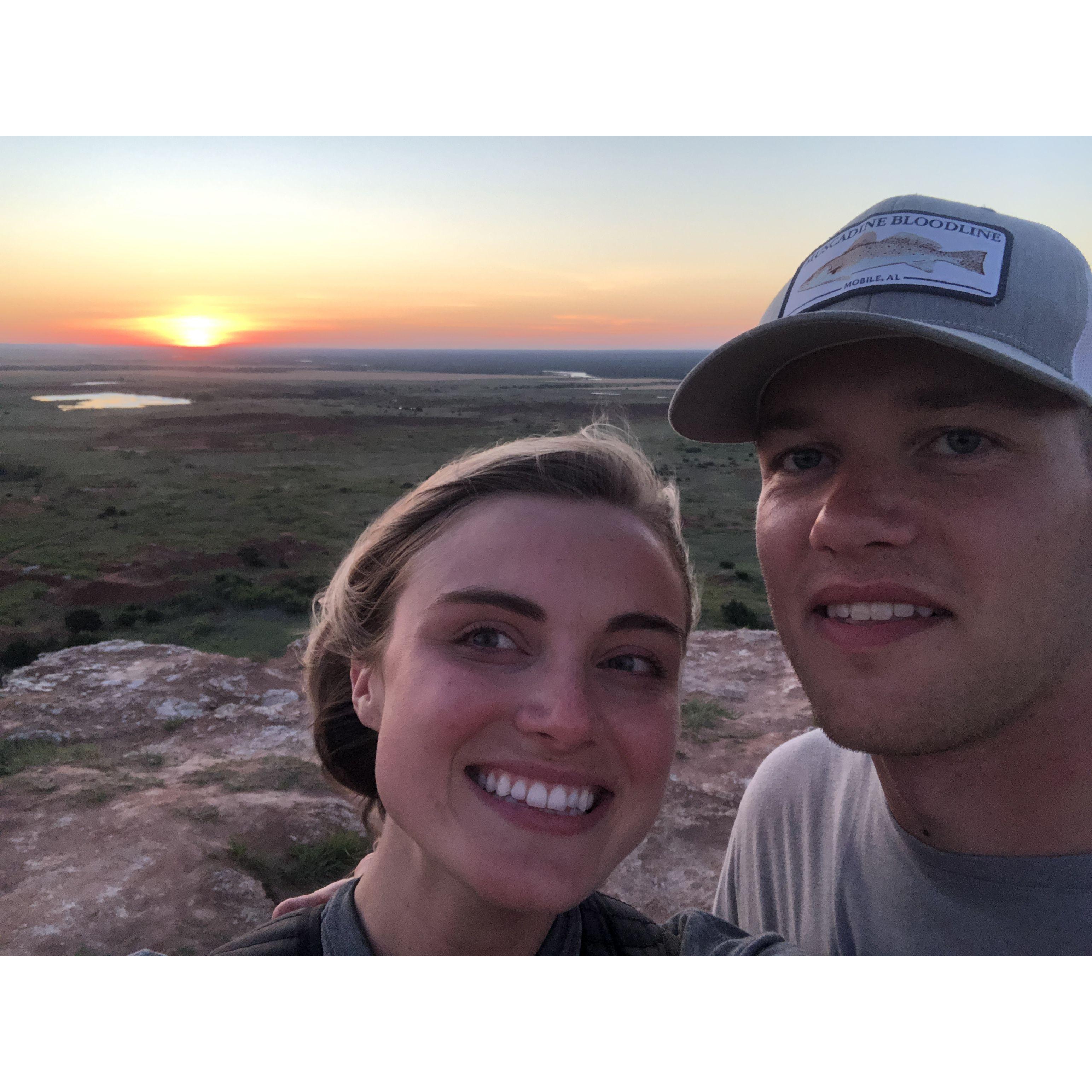 Gloss Mountain views in the panhandle of Oklahoma