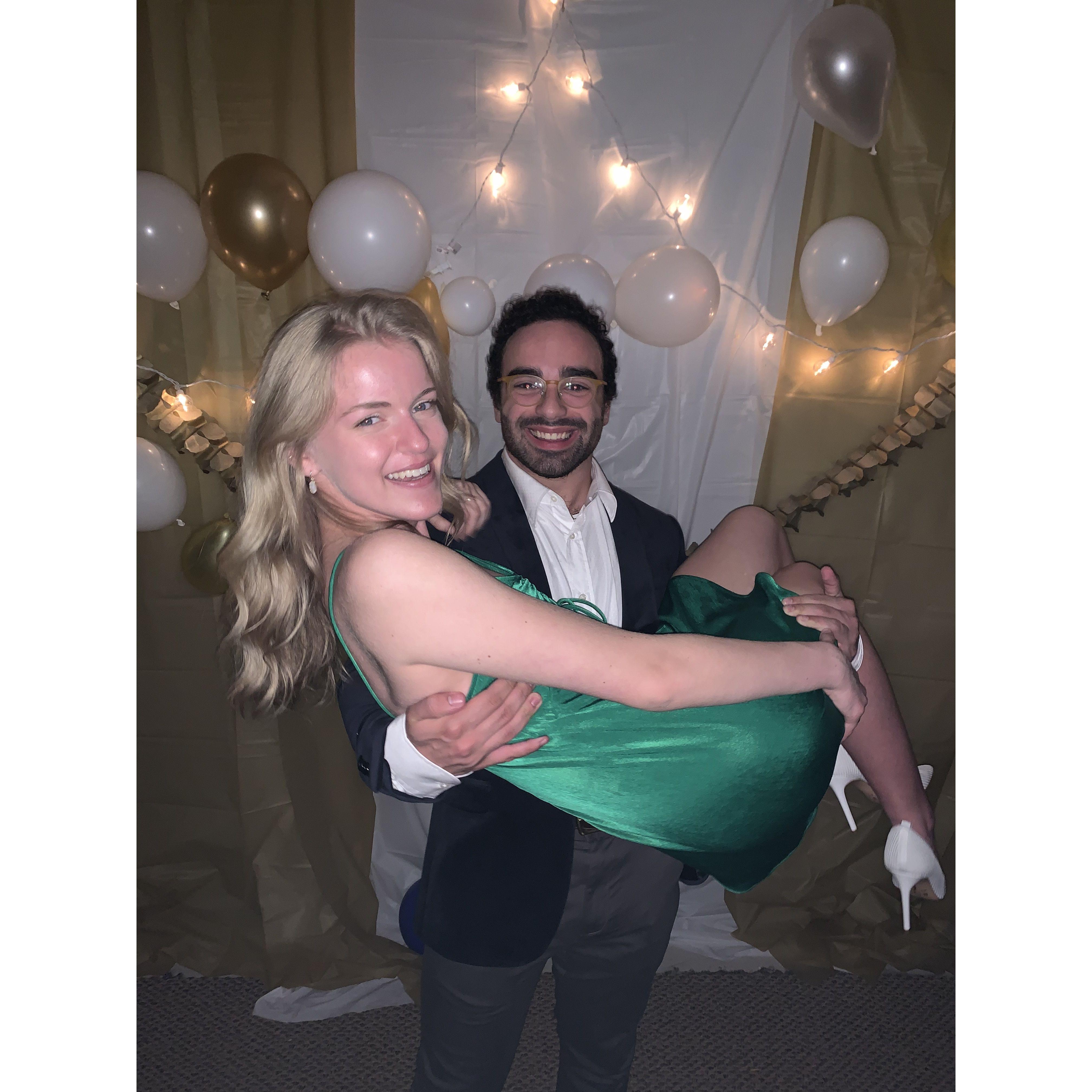 Celebrating cheer formal (Apr. 2021)