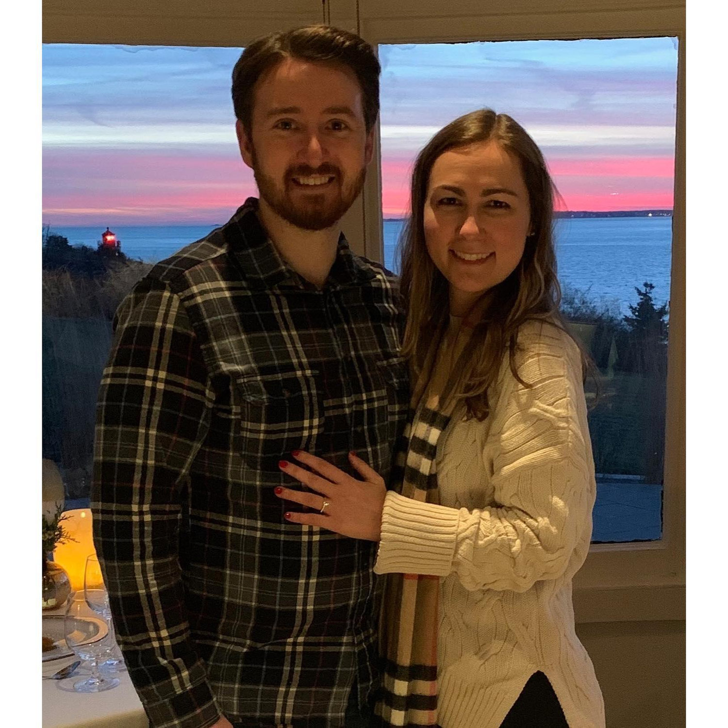 Our engagement in at Castle Hill Inn in Newport, RI