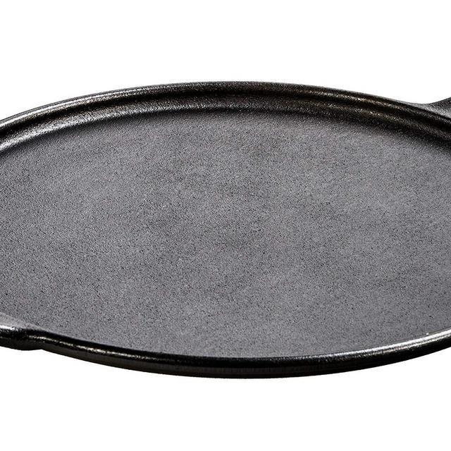 Lodge Pre-Seasoned Cast Iron Baking Pan with Loop Handles, 14"