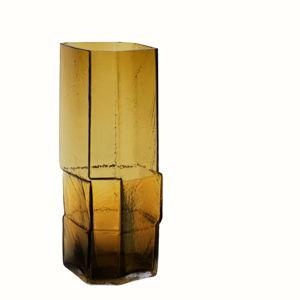 Muro Vase - Medium - Recycled Amber