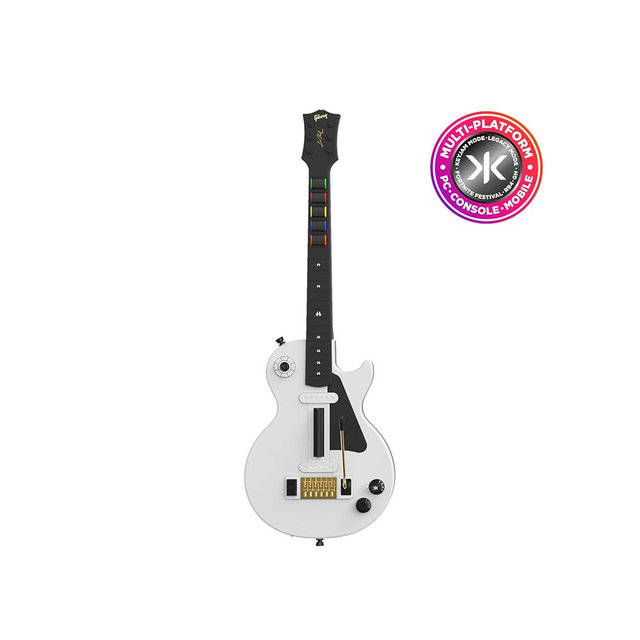 CRKD Gibson Les Paul Guitar Controller - Alpine White Pro - Multi Platform