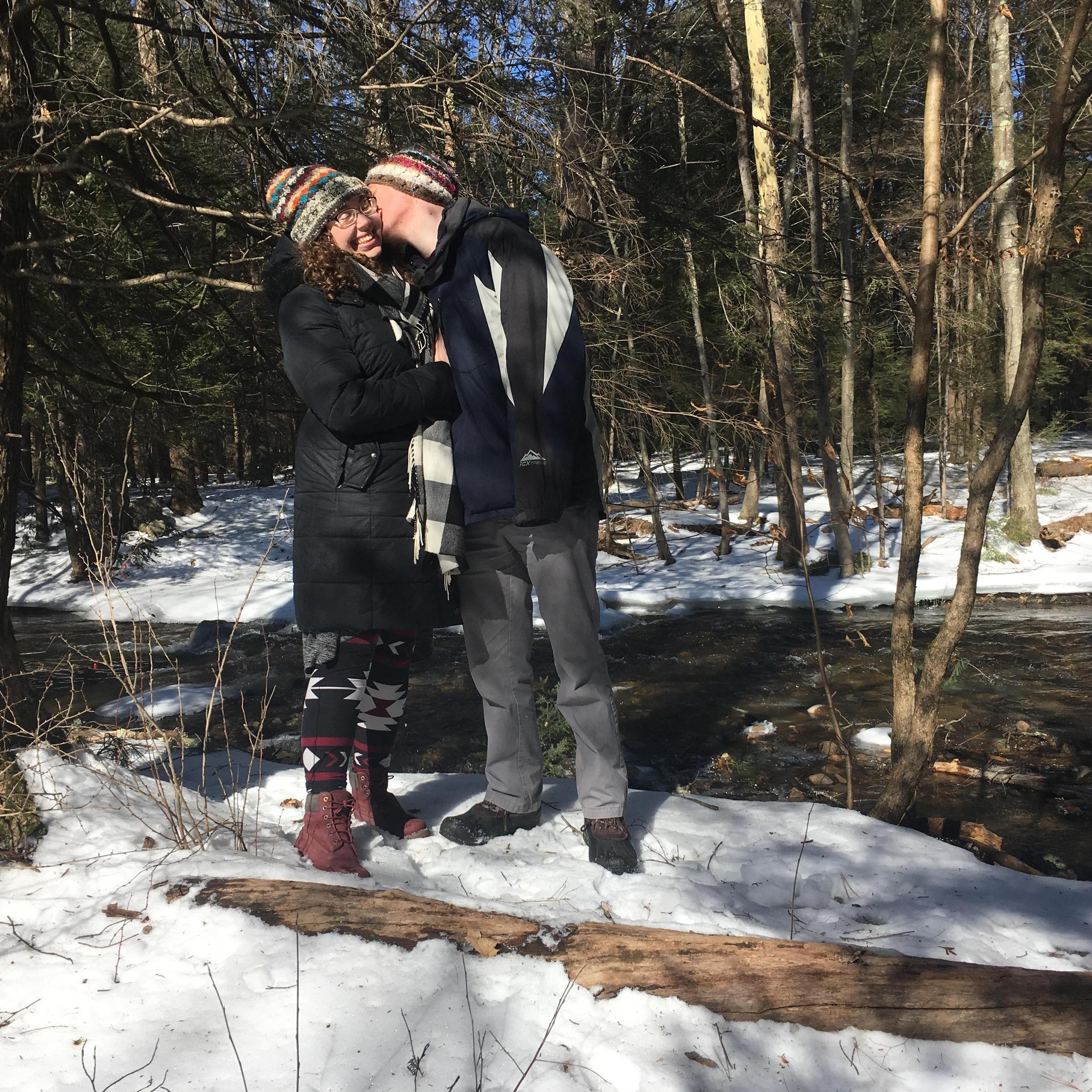 It was 15 degrees and windy but we still made the best of it.