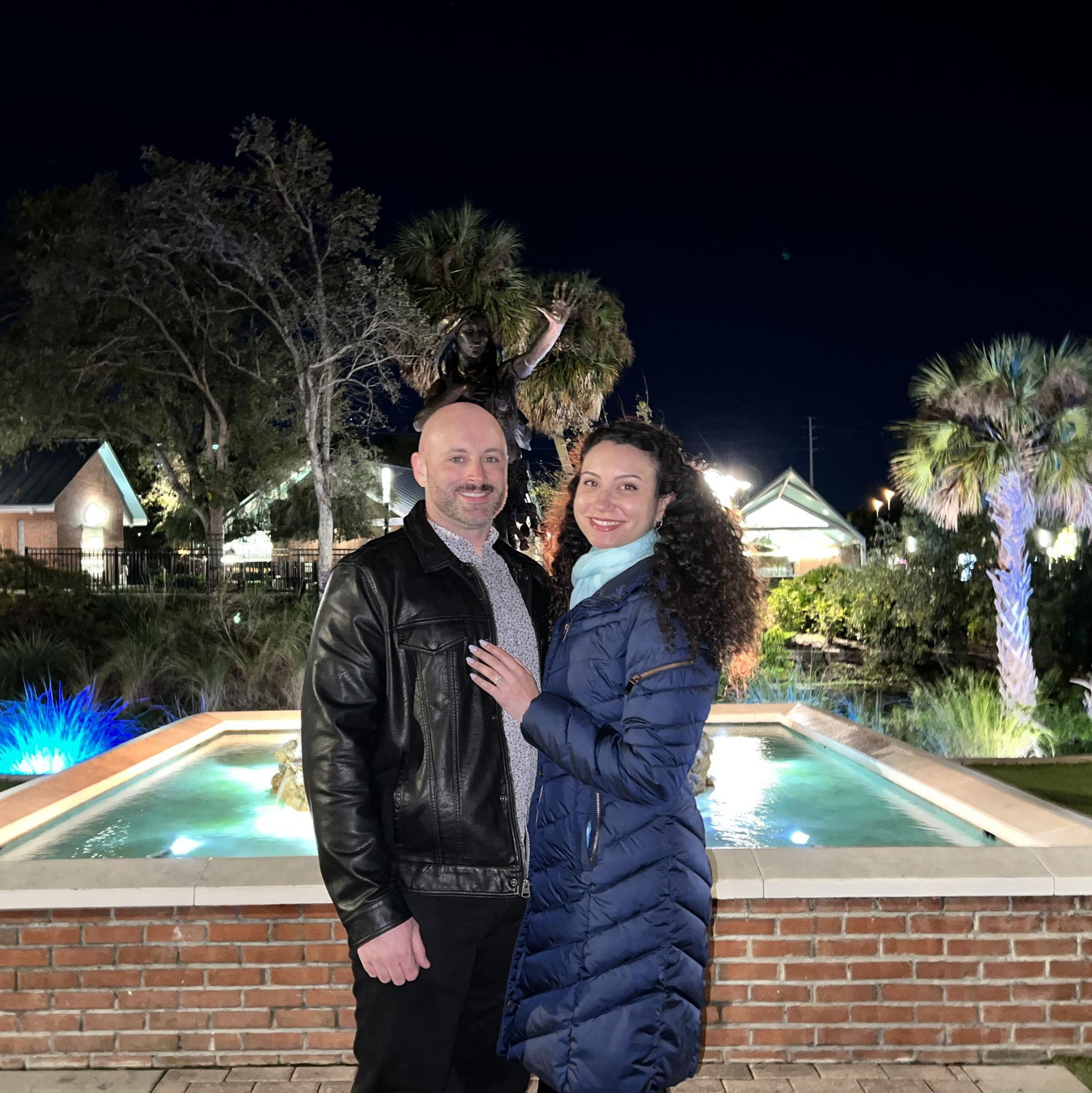 The night of our engagement