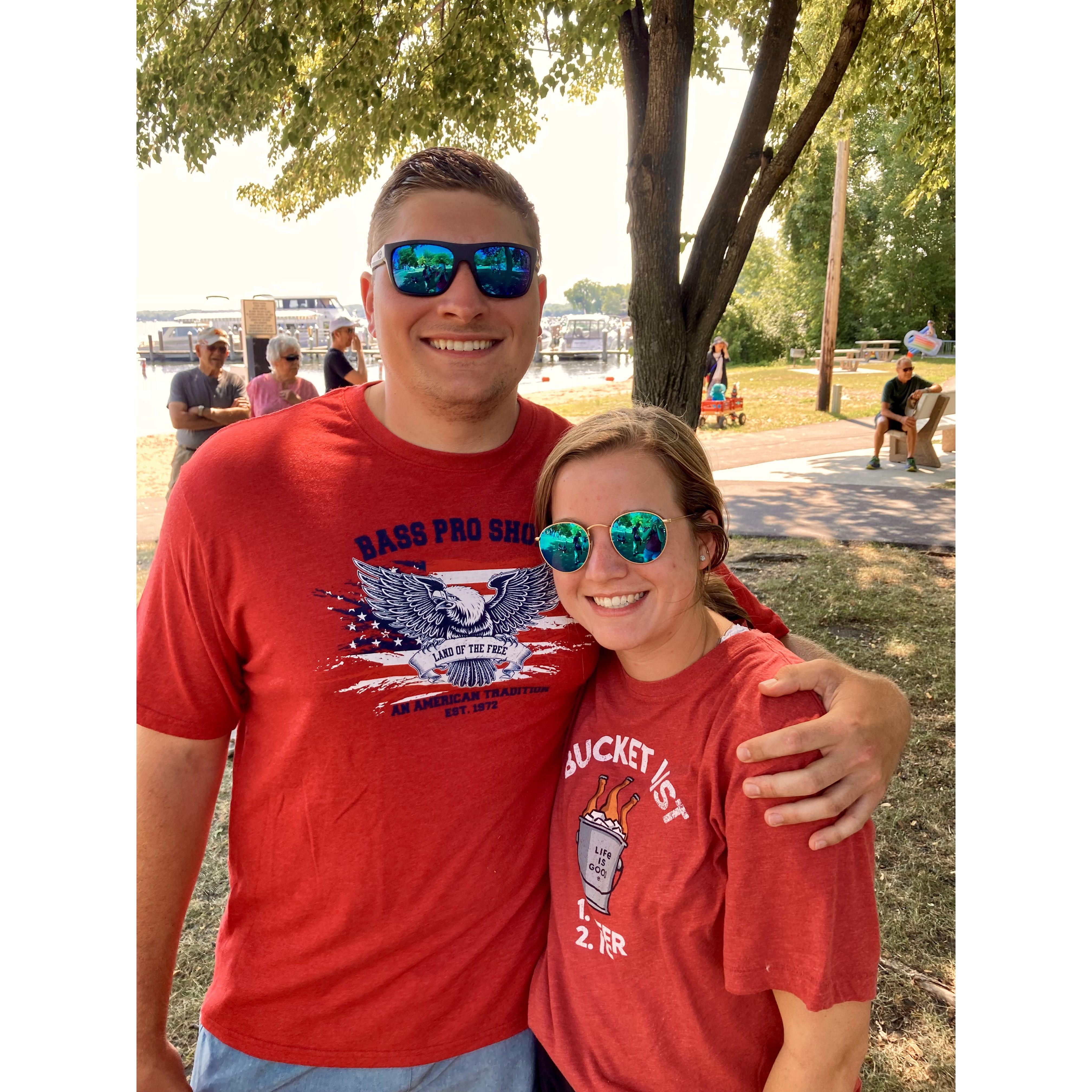 We love spending time in MN for the 4th of July!