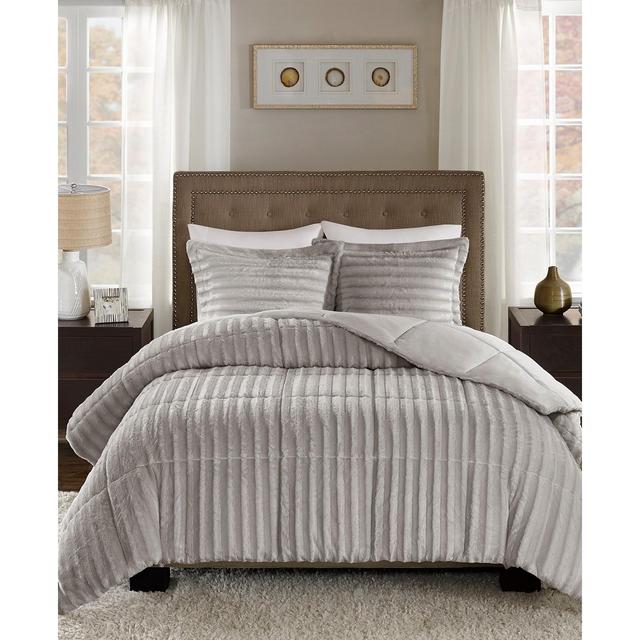 Madison Park Duke Reversible 3-Pc. Full/Queen Comforter Set