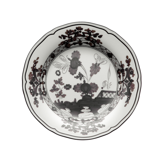 Set of 2 Bread plate Oriente Italiano White Oriente Italiano