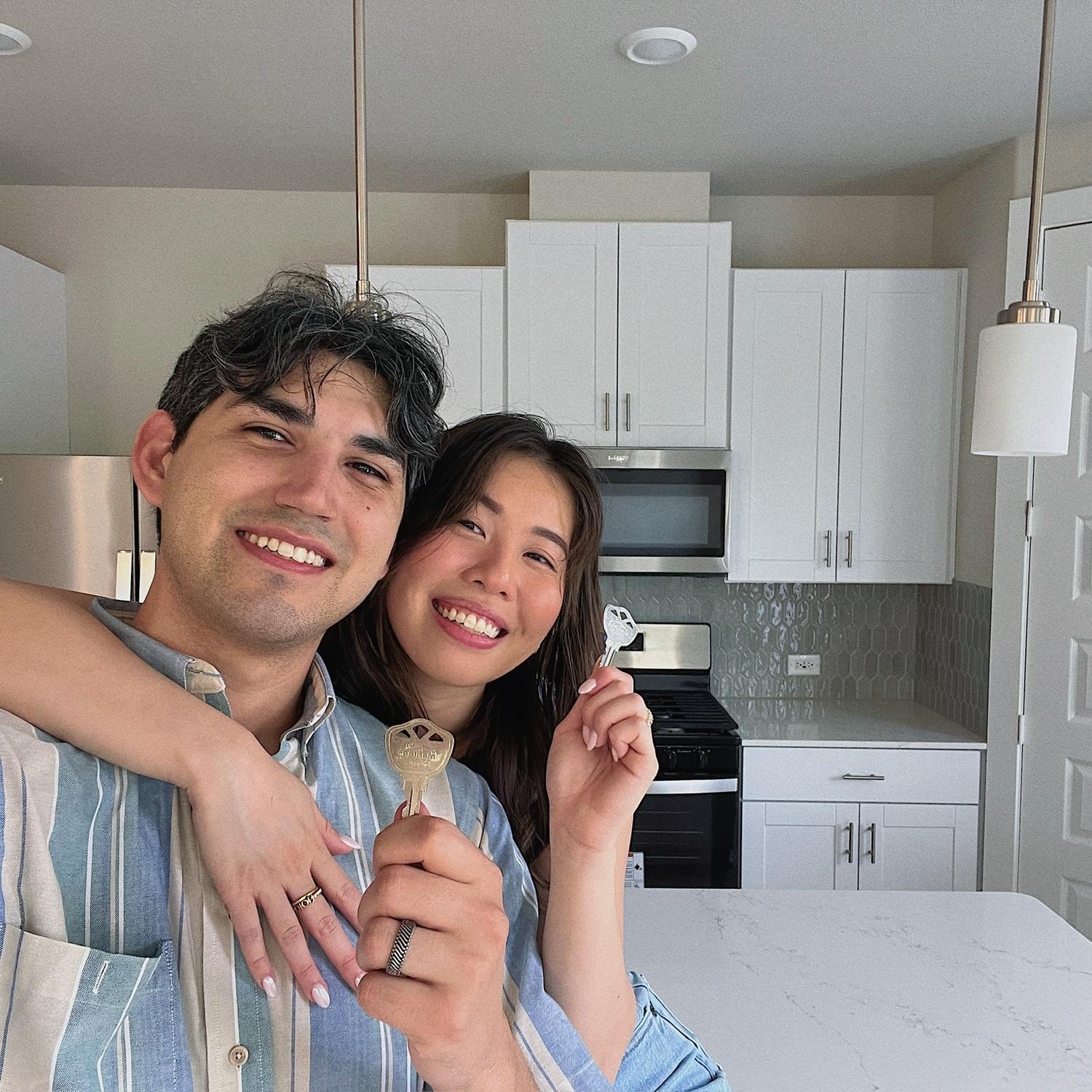 Our first home together!