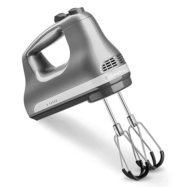 KitchenAid KHM6118CU 6 Speed Hand Mixer with Flex Edge Beaters