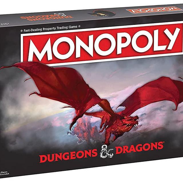 Monopoly Dungeons & Dragons | Collectible Monopoly Featuring Familiar Locations and Iconic Monsters from The D&D Universe