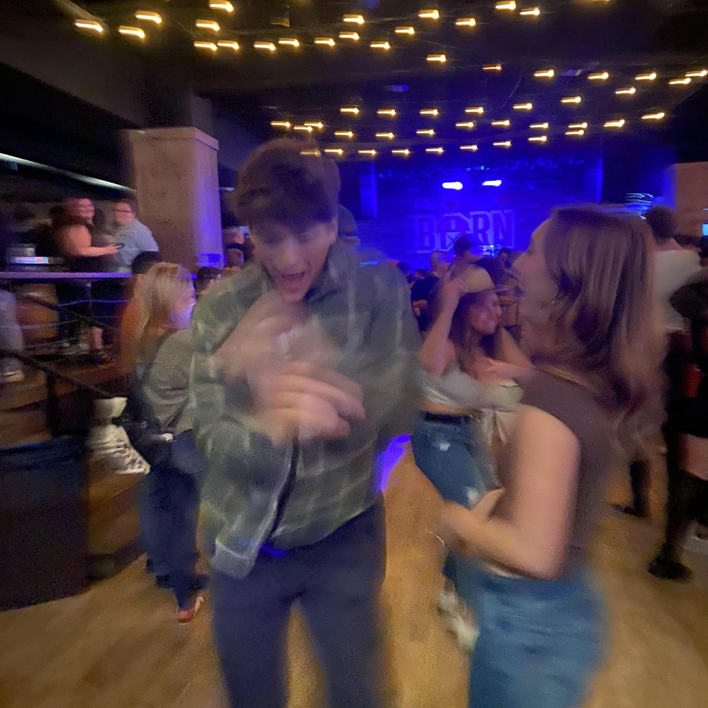 October 2022 - A look into what the dance floor will look like at our reception.