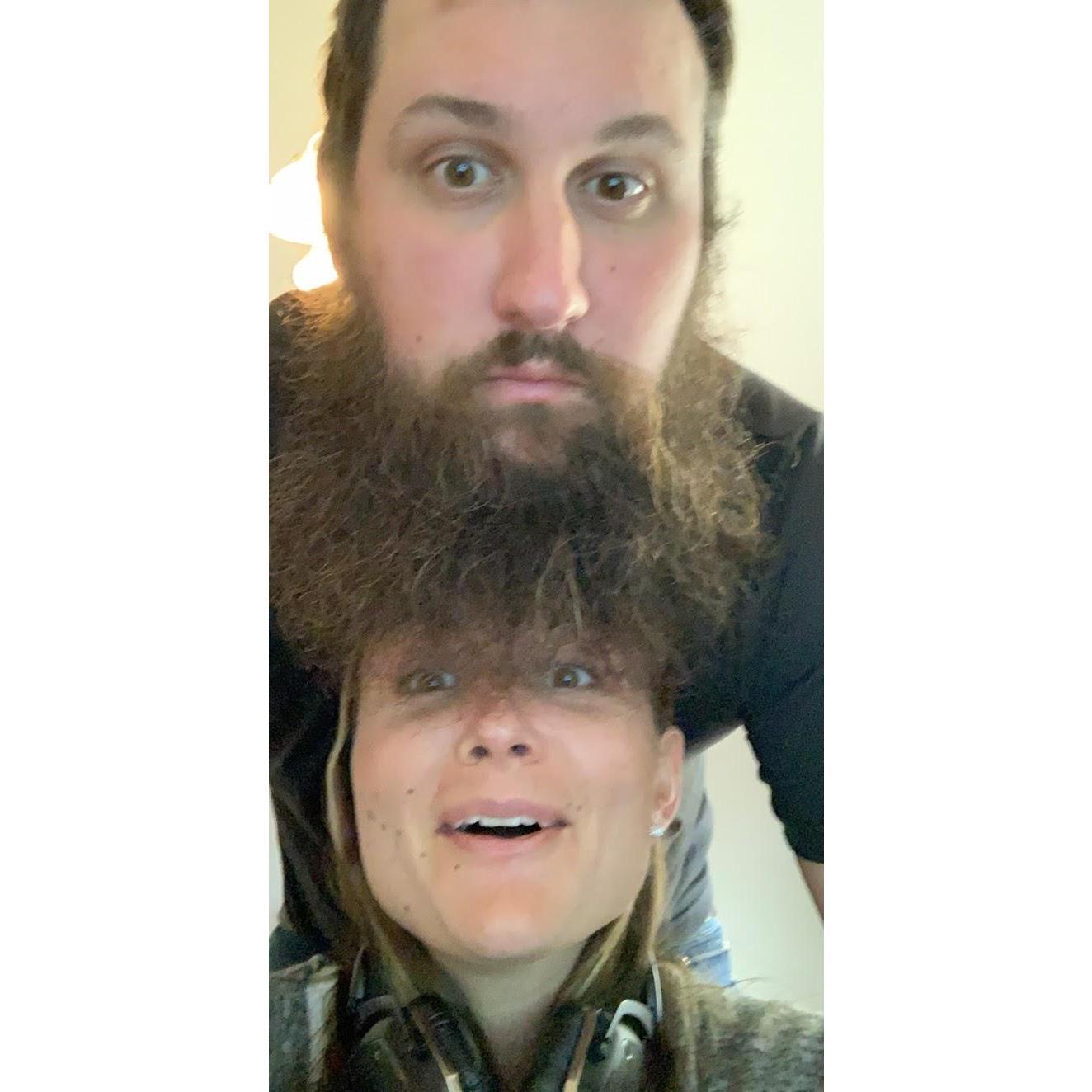 Because his beard is everything to him. :)