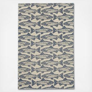 Salmon Tea Towel, Set of 2