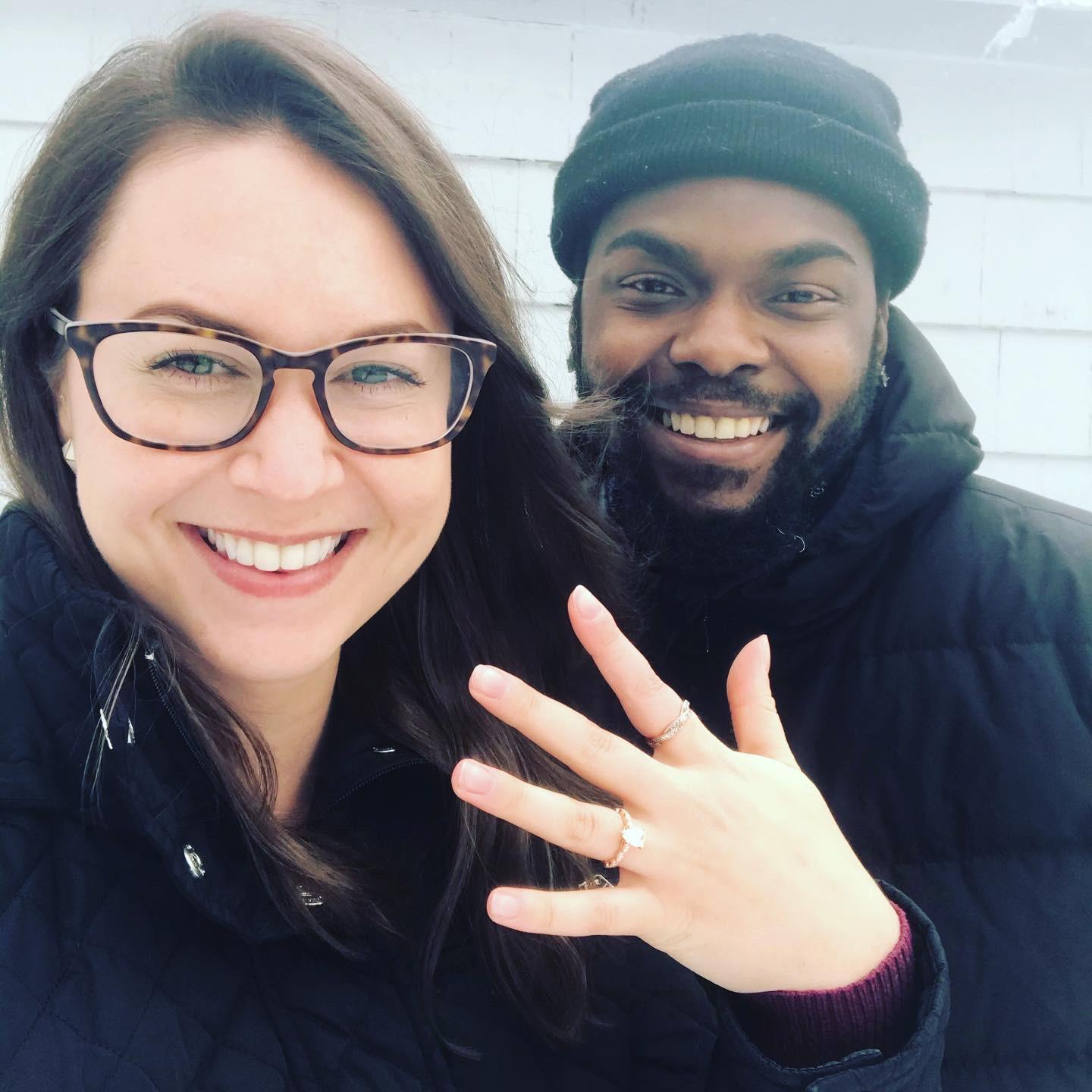 The easiest yes. Our engagement day!