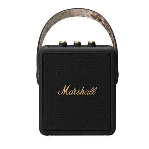 Marshall - Stockwell II Portable Wireless Bluetooth Speaker with Bass / Treble / Volume Controls and 3.5 mm Auxiliary Input - Black/Brass