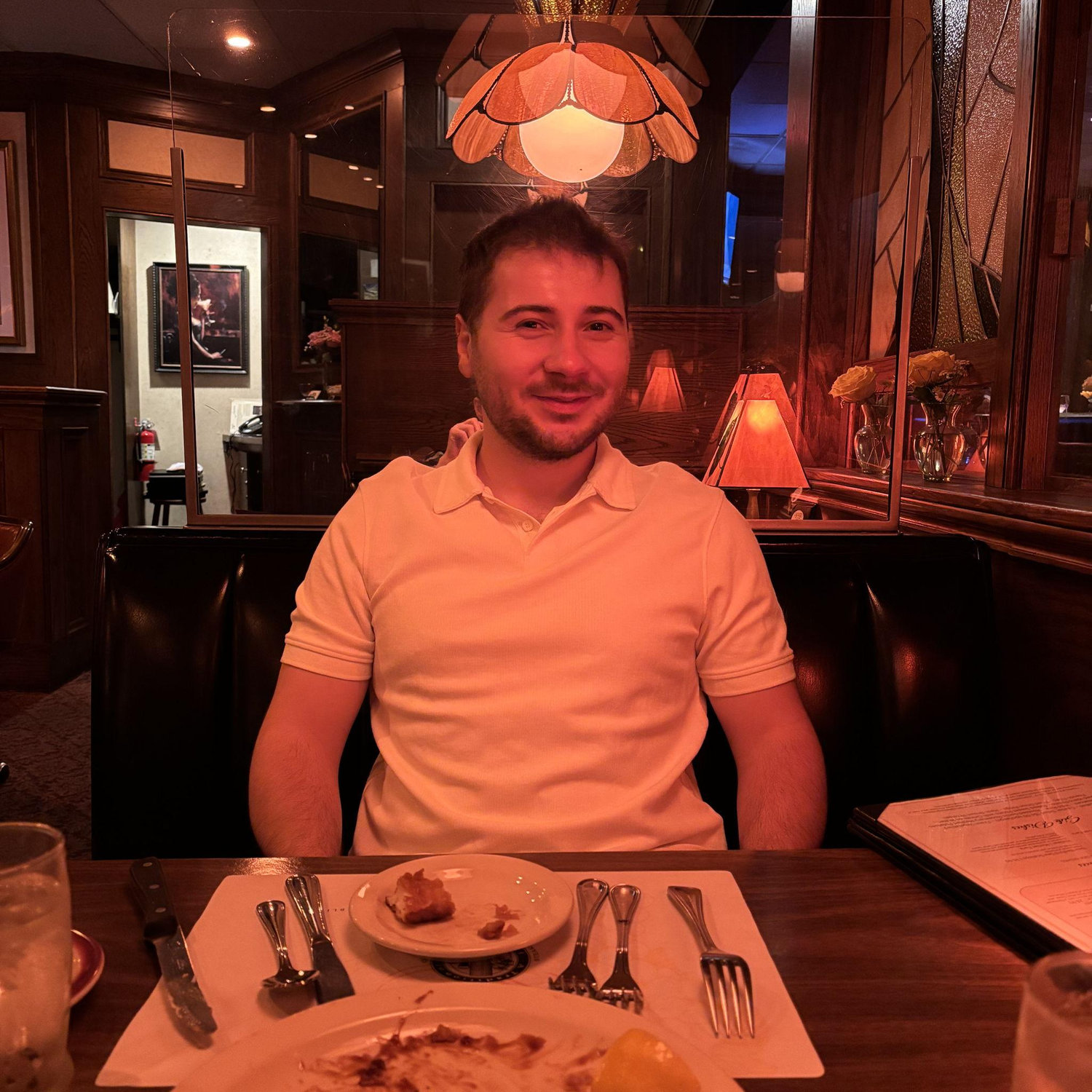A delicious dinner date at the Oakwood Club