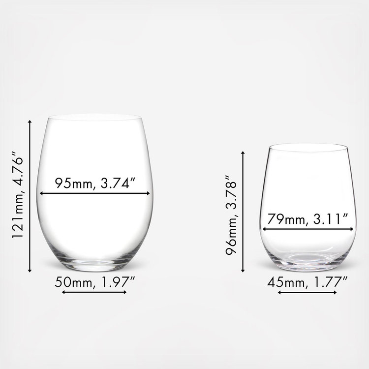 Riedel, O Mixed 8-Piece Wine Glass Set | Zola