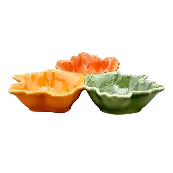 Celebrate Fall Together Autumn Leaf Bowl Set