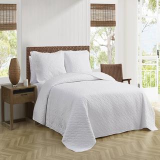 Raffia 3-Piece Reversible Quilt Set