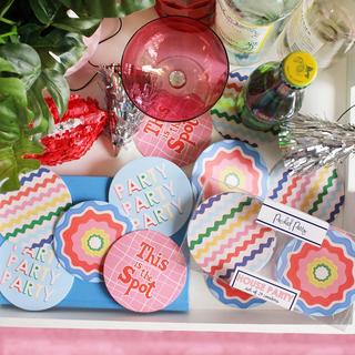 House Party Coasters, Set of 24