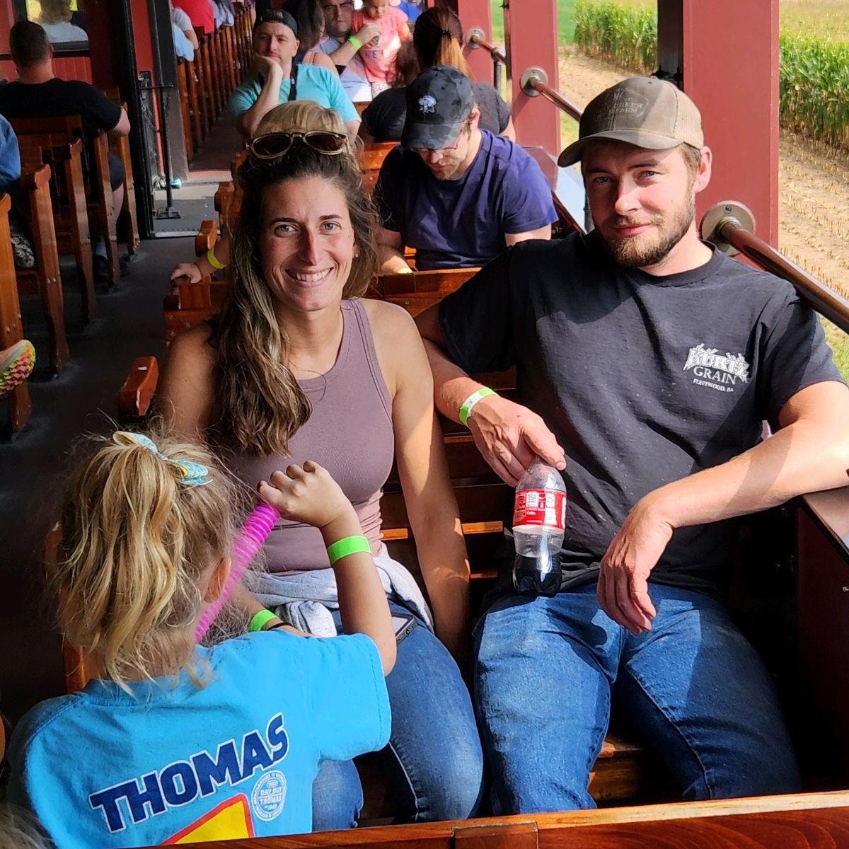Thomas train with Stephen’s family