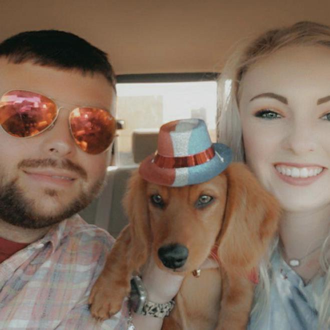 First 4th of July with Slinky