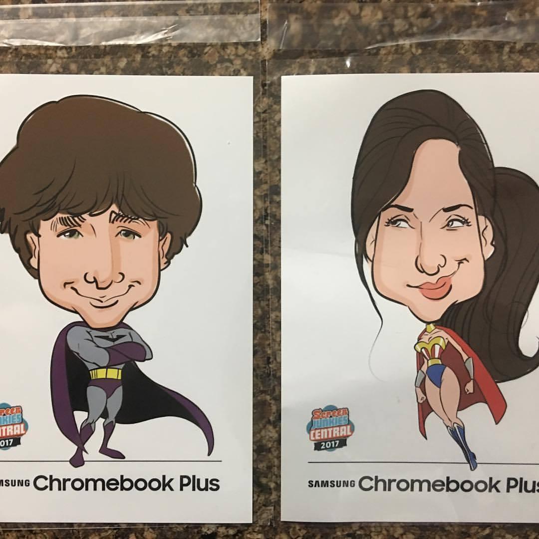 Sketches from our many trips to Comic Con!