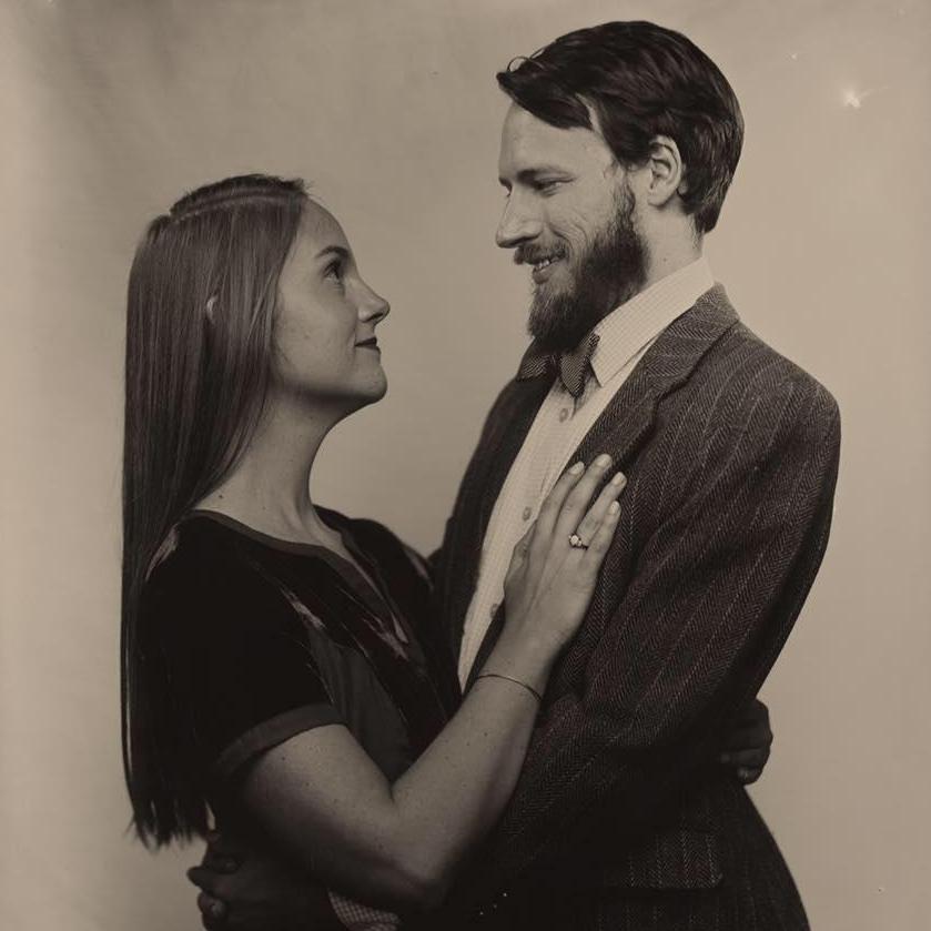 Our engagement tintype
