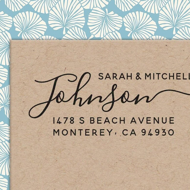 Custom Return Address Stamp Self Inking Or Rubber Address Stamp Custom Holiday Housewarming Wedding Gift Idea Save The Date Stamp Invitation