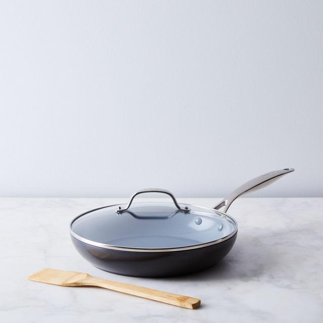 GreenPan Valencia Nonstick Covered Sauté with Bonus Spatula