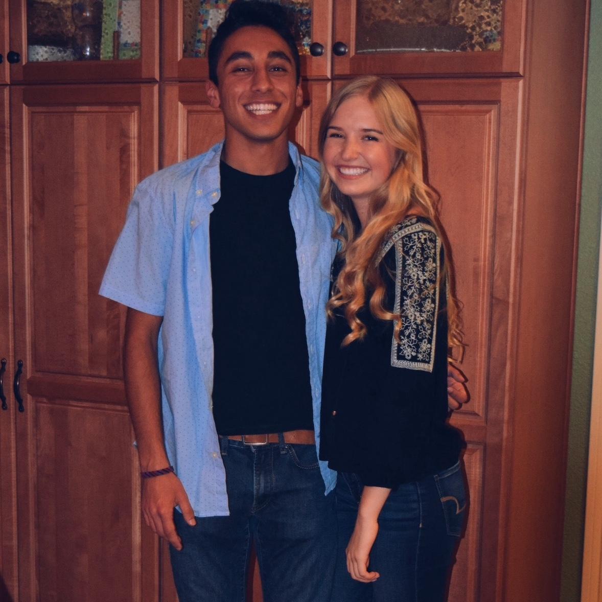 Our first photo together!