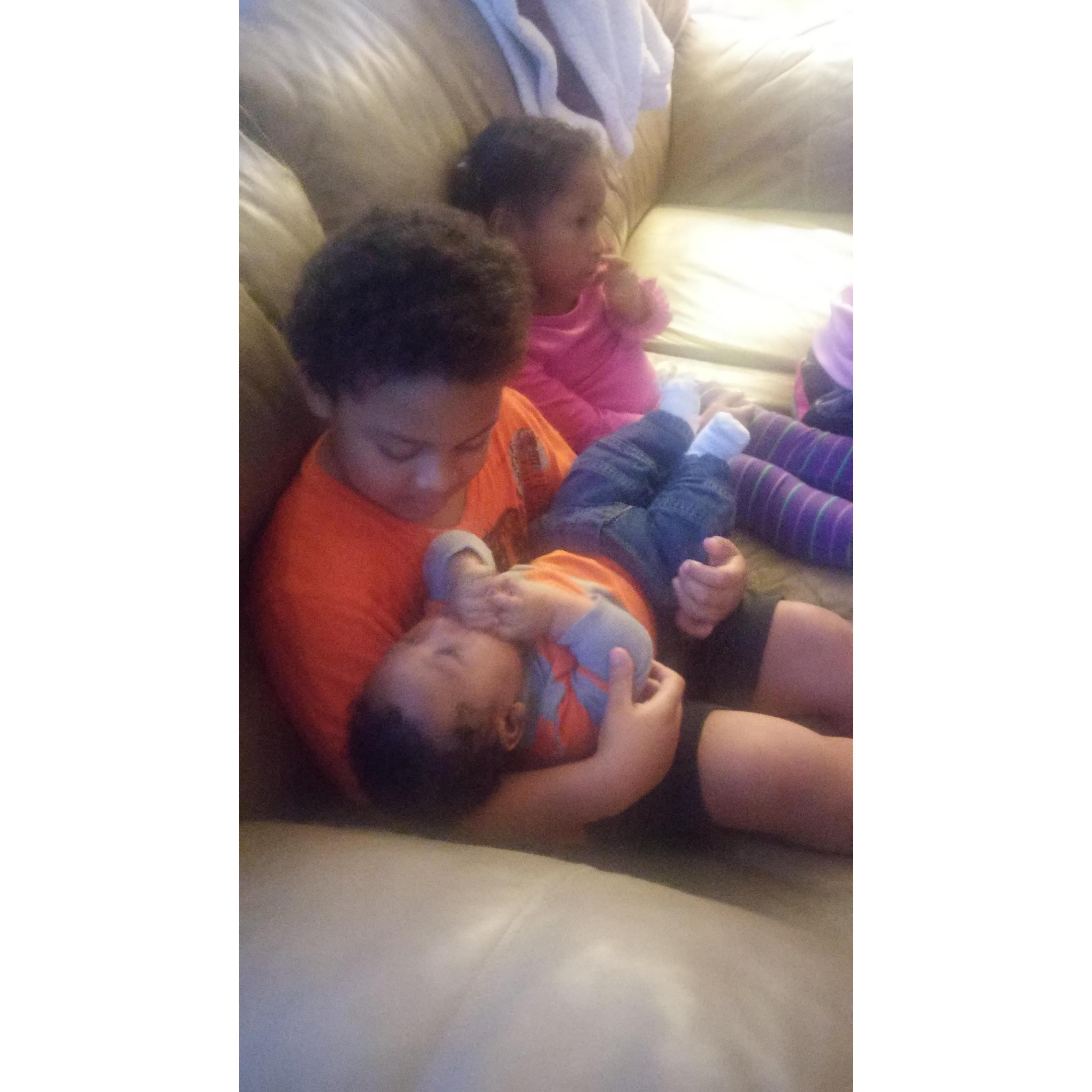 Kenny and Caleb and Carmen 2015