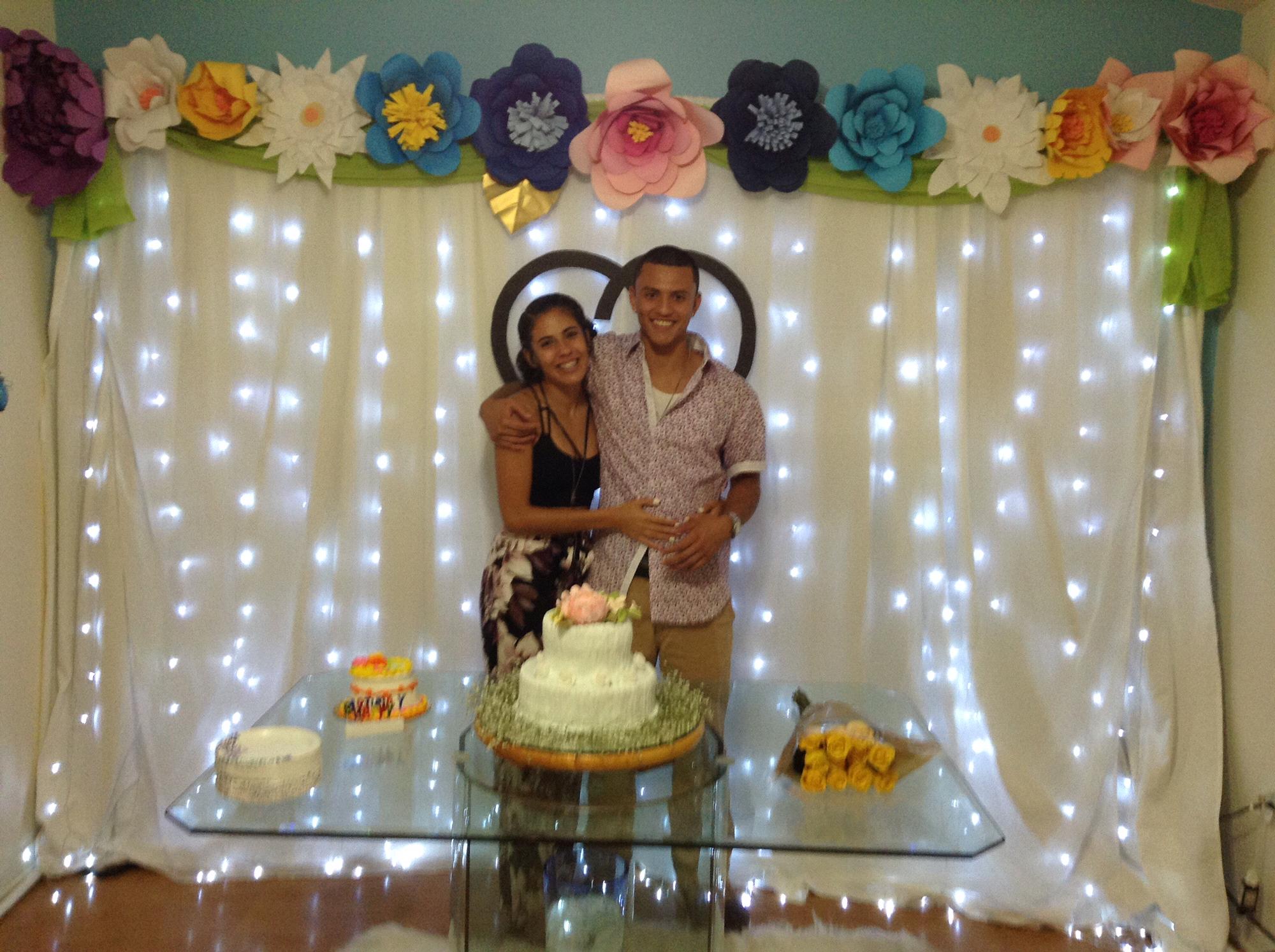 At Griselys 18th birthday/graduation party in 2018.